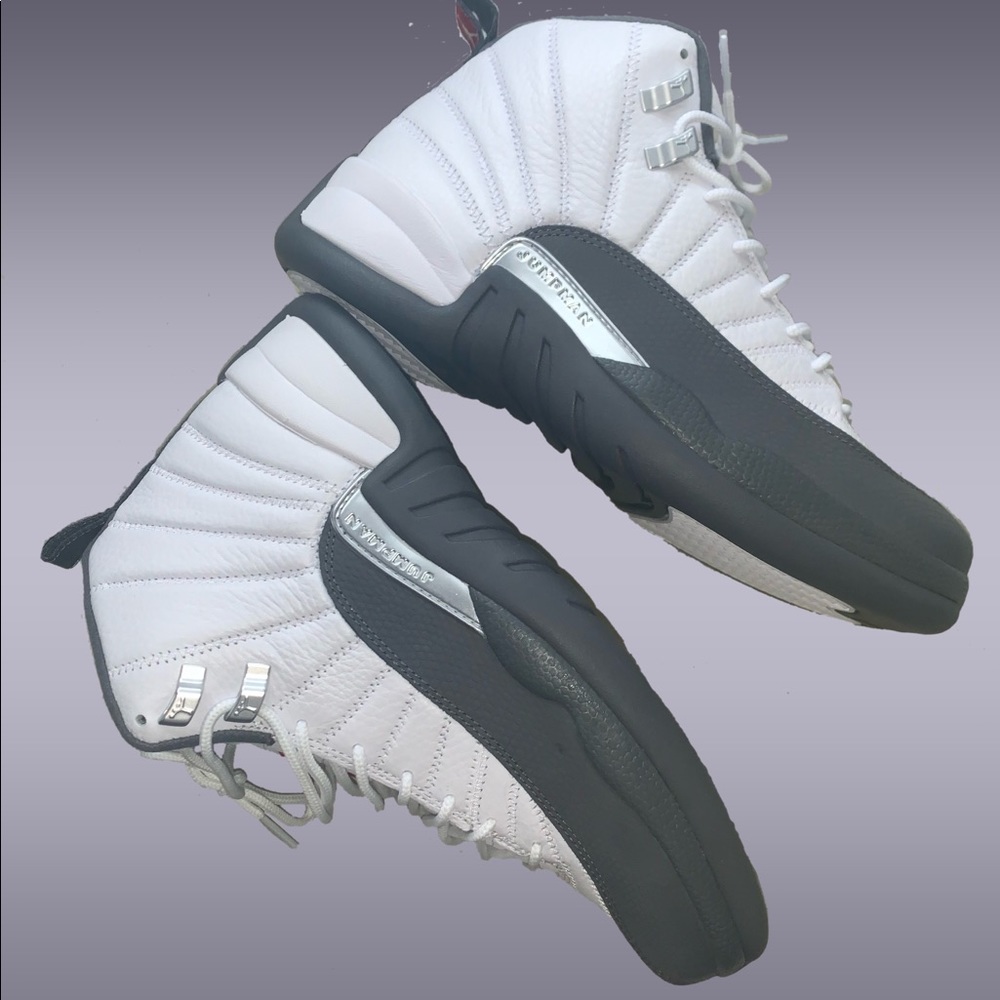 Jordan 12 Retro White Dark Grey - Picture 3 of 4
